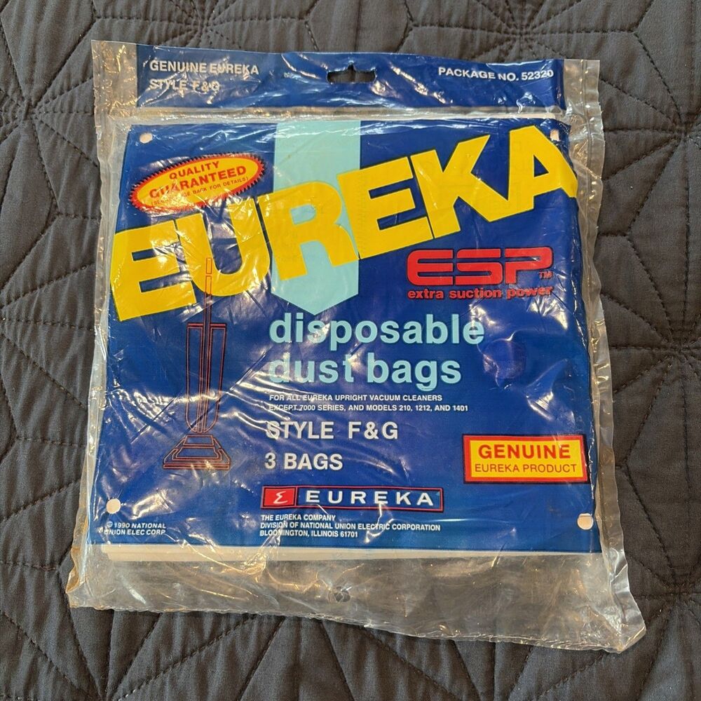 Eureka Style C Vacuum Disposable Dust Bags 3 Pack 52320